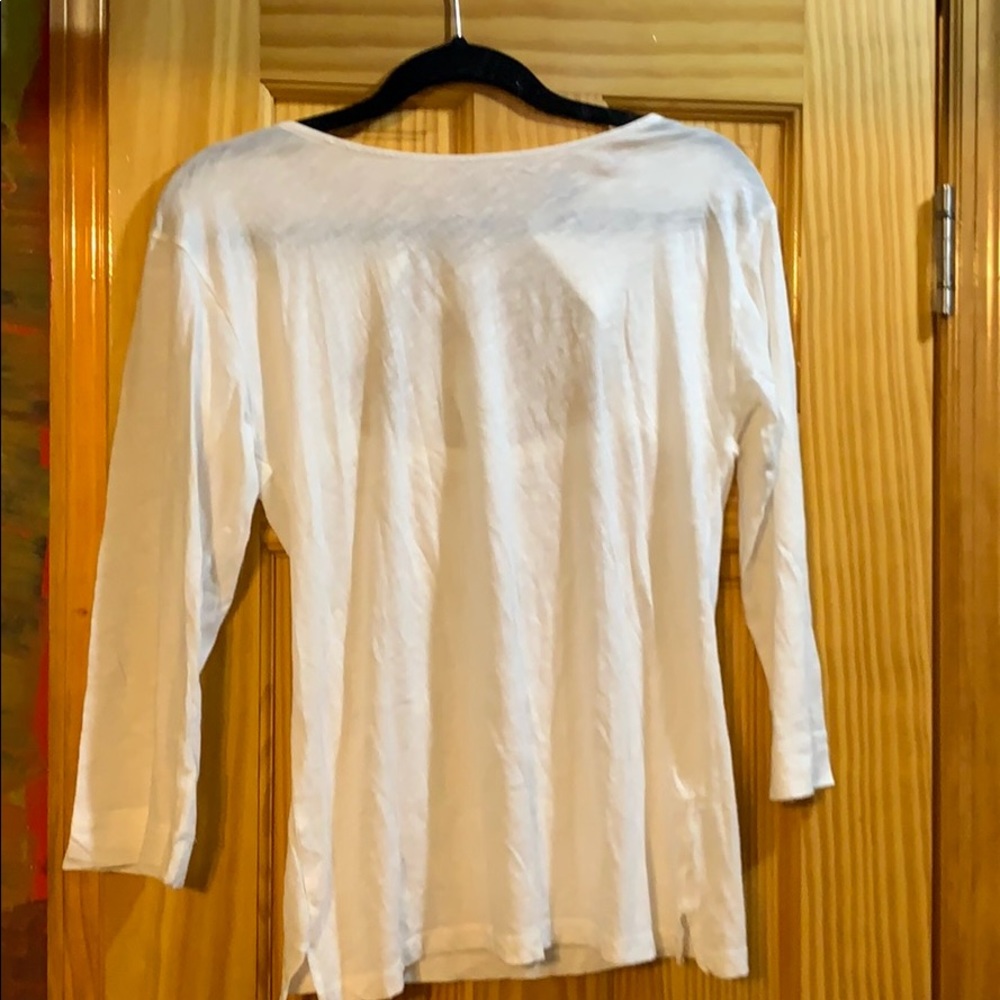 White j crew top